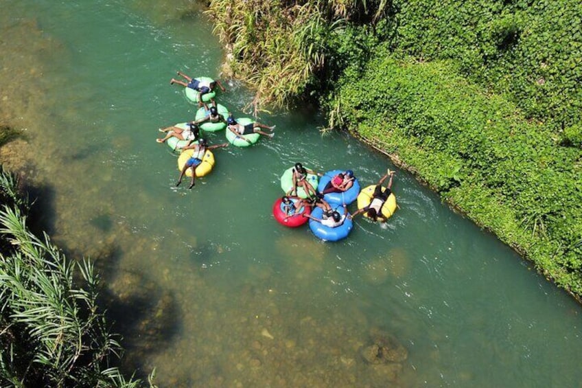 River Rapids Waterfalls Tubing and Beach Adventure