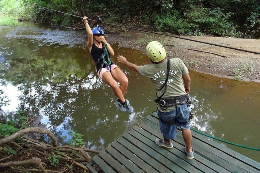 under the river