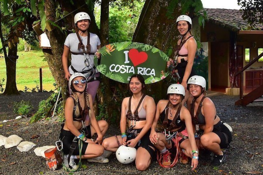 Zip Line + Horseback Riding & Waterfalls Combo Tour