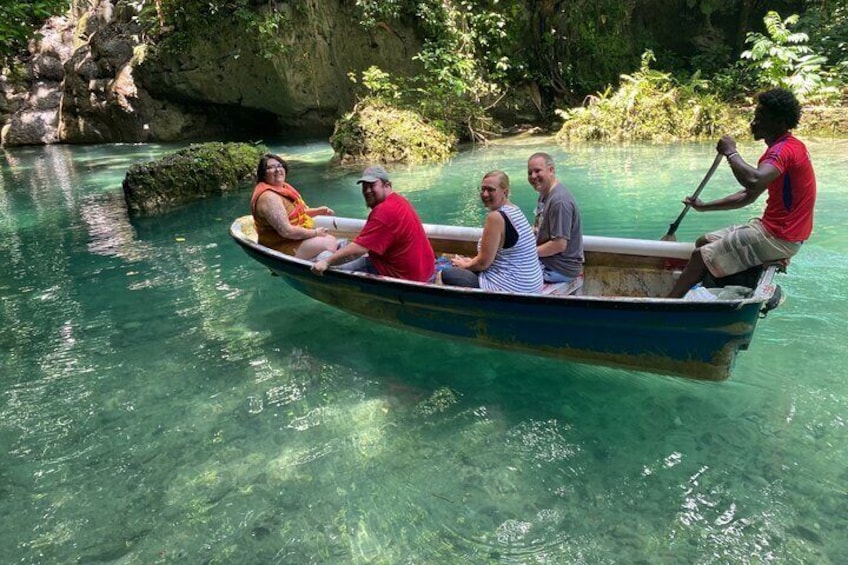 Boat ride at Sommer set falls
