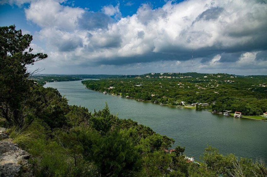 View of Lake Austin from Mount Bonnell