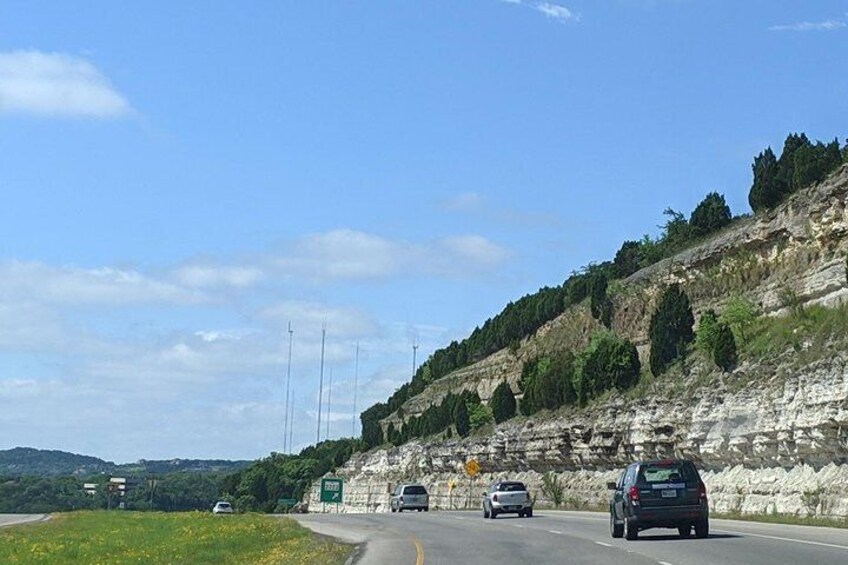 Looking down Highway 360