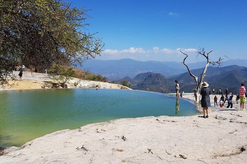 Hierve el Agua and Teotitlan del Valle Tour from Oaxaca