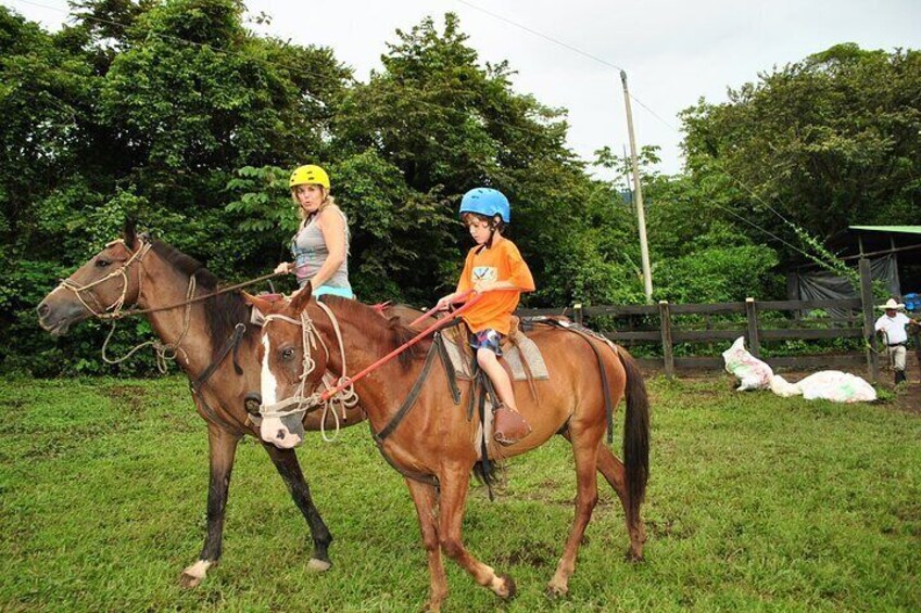 Mega Combo Zip Line Tour and Volcano Hot Spring