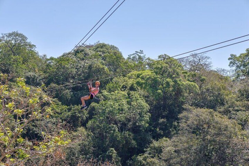 Combo Day Trip: Zipline, Hotsprings and Horseback Riding