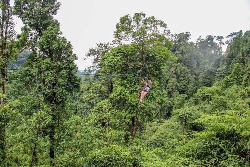 Zip Lining, Rappeling, Tarzan Swing, Waterfalls and More from Manuel Antonio