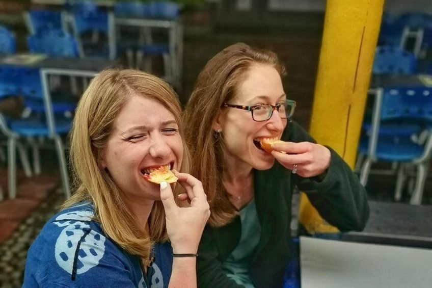 Buñuelo in the Food Tour in Medellin