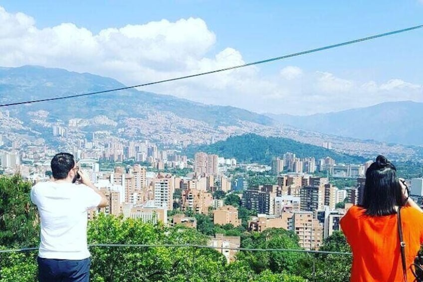 View of Medellin from Pueblito paisa