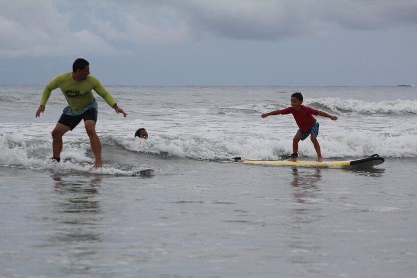 Family surf lessons are the best