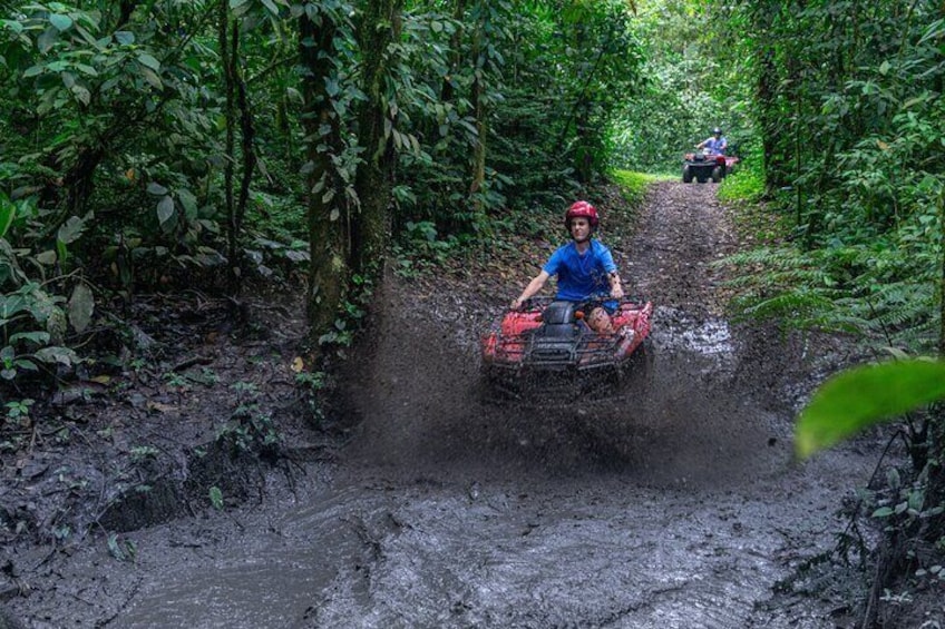 Gear up for an exciting ride through muddy trails, surrounded by nature at its best!