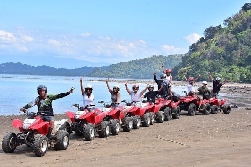 ATV Adventure Tour in Jaco Beach, Jungle, River and Beach Experience
