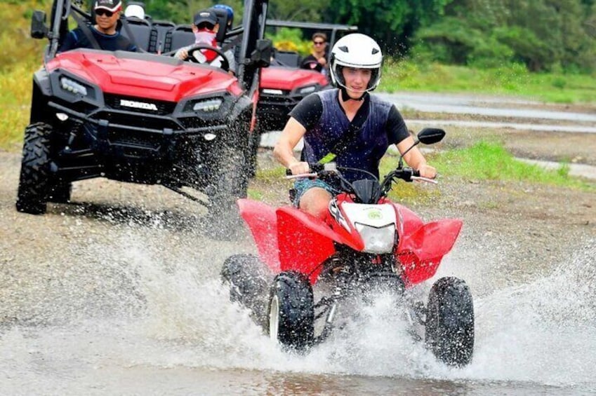 Jungle River and Beach ATV Adventure Tour From Jaco Beach