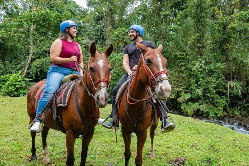 Arenal Horseback Riding to La Fortuna Waterfall