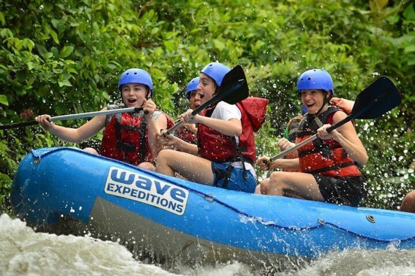 Waterfall Rappelling and White Water Rafting