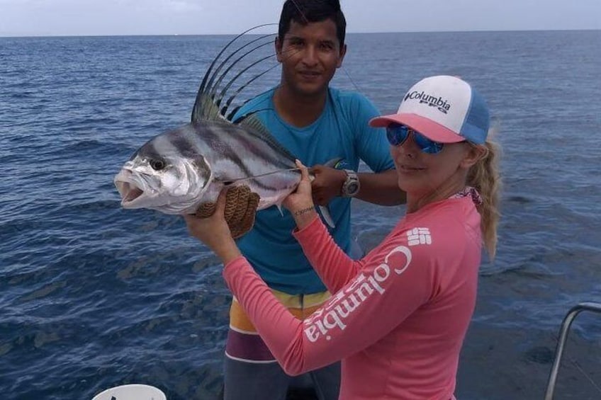 Sport fishing at El Coco in Guanacaste inshore half-day tour in the Pacific side