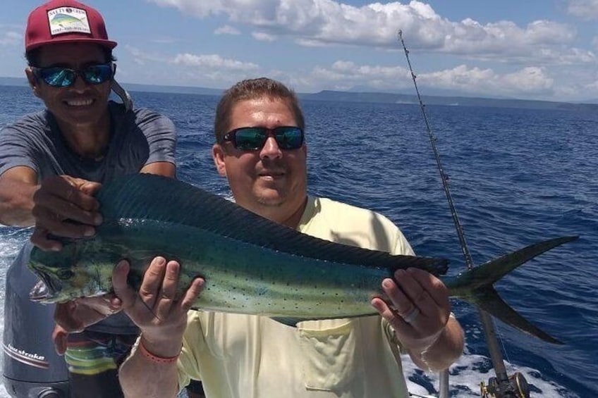 Sport fishing at El Coco in Guanacaste inshore half-day tour in the Pacific side