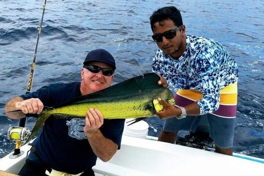 Sport fishing at El Coco in Guanacaste inshore half-day tour in the Pacific side