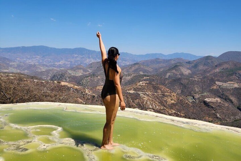 Private Tour to Hierve el Agua, Mezcal Tasting, and Textiles