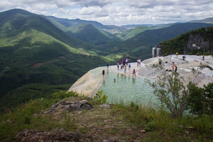Private Tour to Hierve el Agua, Mezcal Tasting, and Textiles