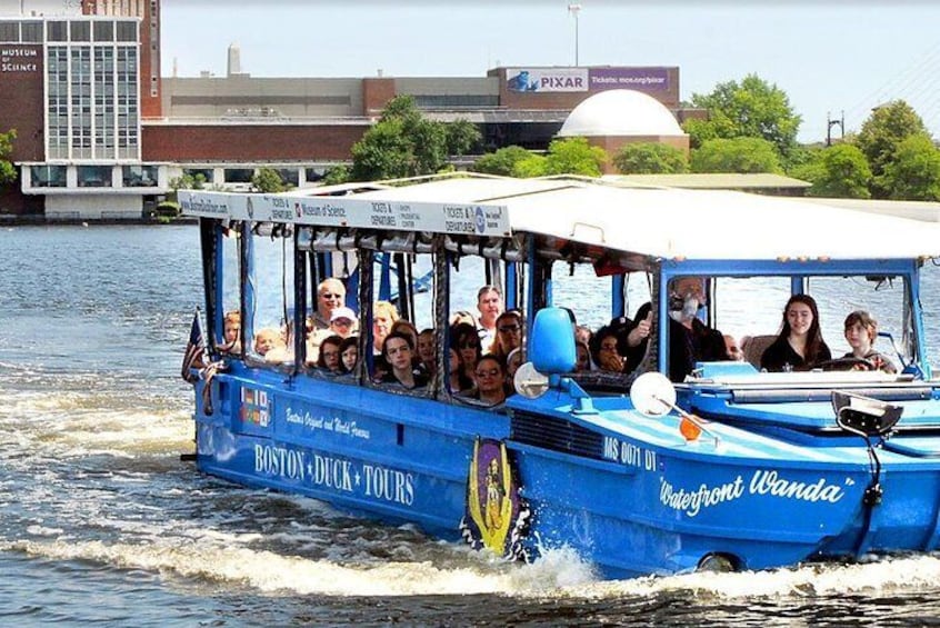 Boston Duck Boat Sightseeing City Tour with Cruise Along Charles River