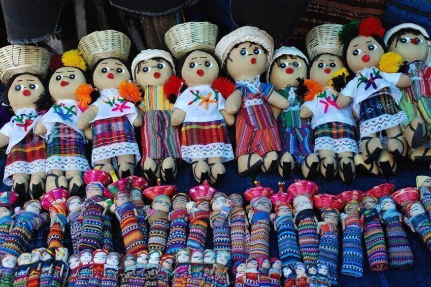 The hand made dolls from Chichicastenango