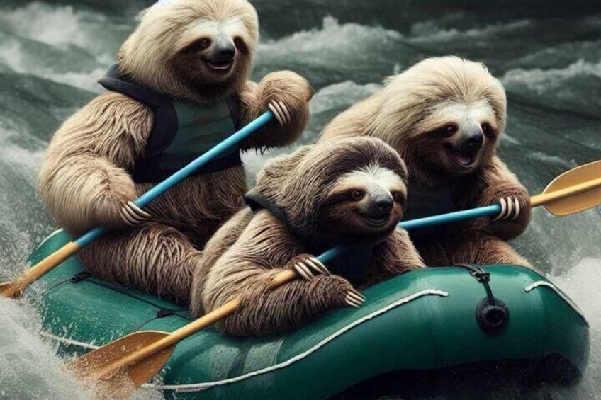 Sloths in the jungle & safari by the River