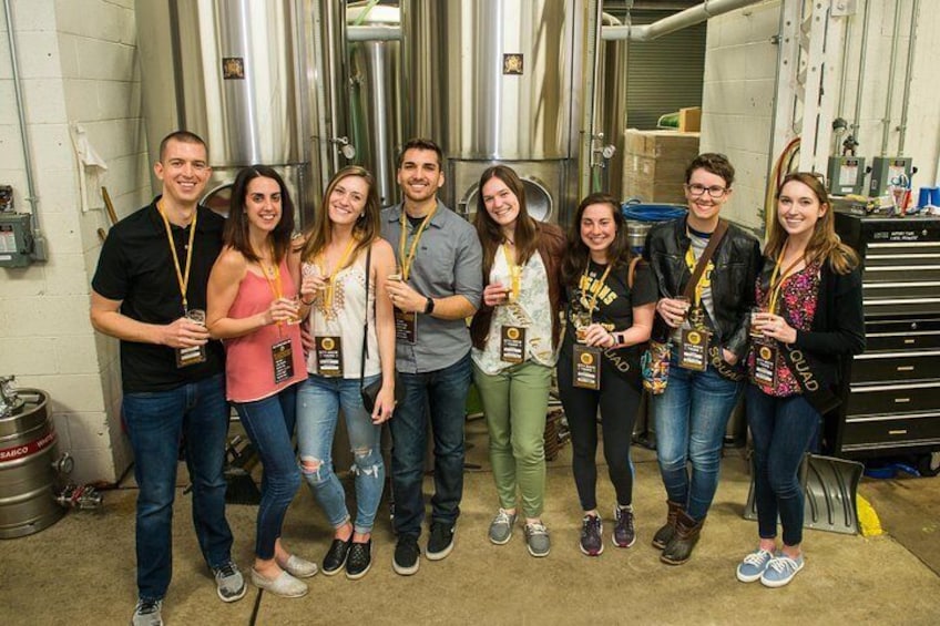 Boston Guided Brewery Tour with Tastings & Lunch or Dinner