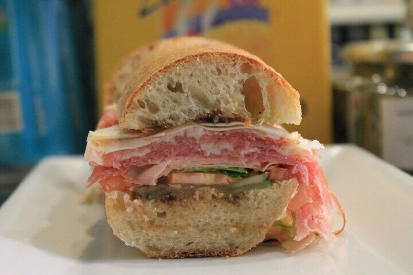 Monica Mercato's award-winning Italian sub. Can you guess the secret ingredient?

