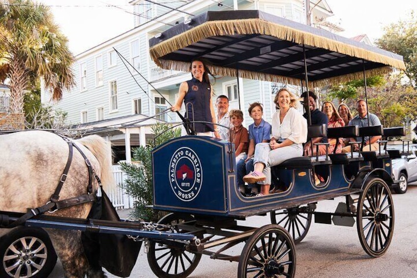 Daytime Horse-Drawn Carriage Sightseeing Tour of Historic Charleston