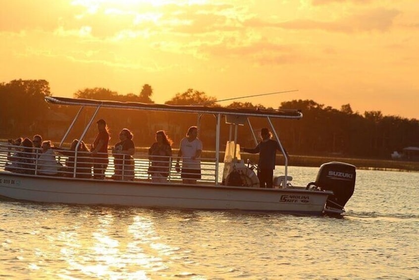 Sunset boat tour 