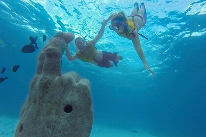 Free Transport 3 in 1 Isla Mujeres Catamaran with Snorkelling