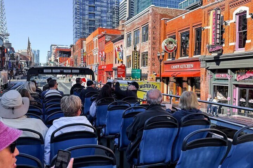 Best of Nashville City Sightseeing Tour on Double Decker Bus
