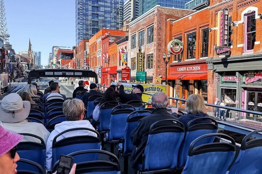 Best of Nashville City Sightseeing Tour on Double Decker Bus