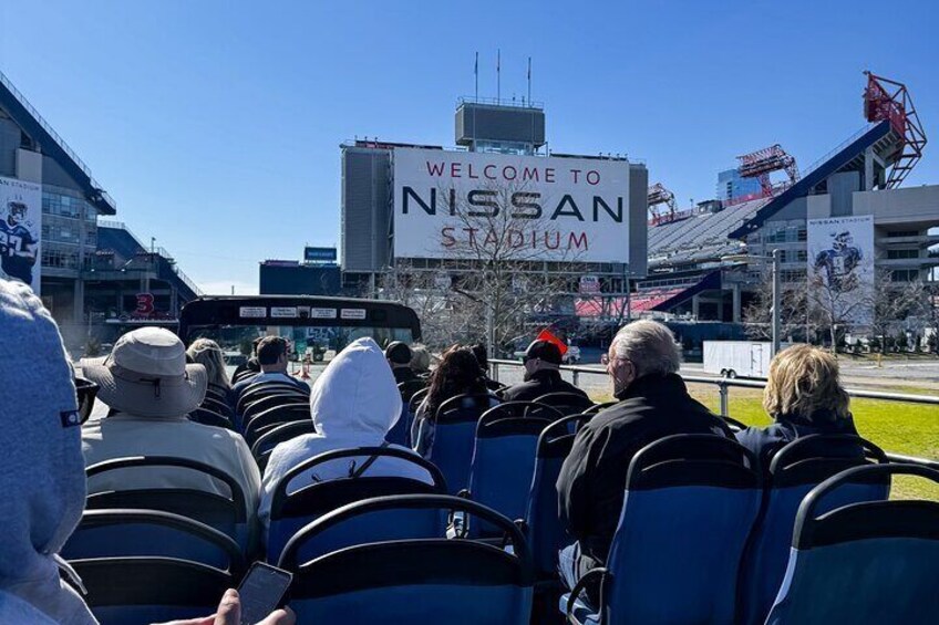 Best of Nashville City Sightseeing Tour on Double Decker Bus