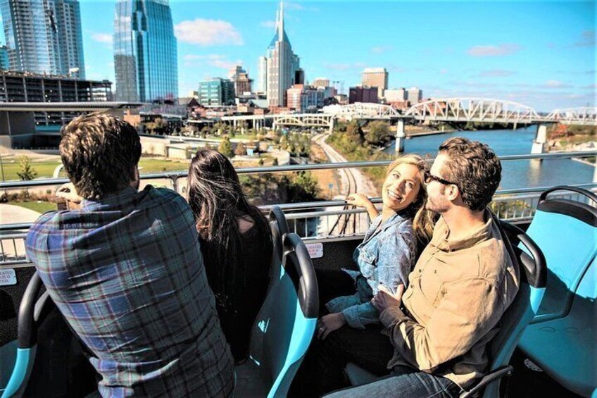 Best of Nashville City Tour on Double Decker Bus