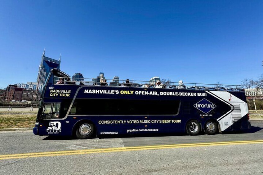 Best of Nashville City Sightseeing Tour on Double Decker Bus