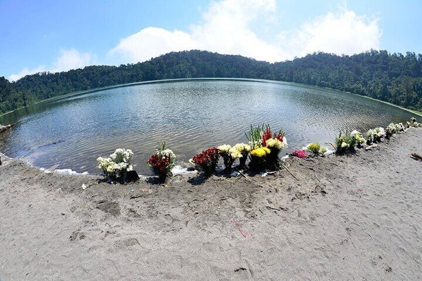 Trek to Chicabal Volcano and Lagoon near Quetzaltenango , Guatemala