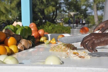 Ensalada de concha Lección de cocina y degustación en Nassau