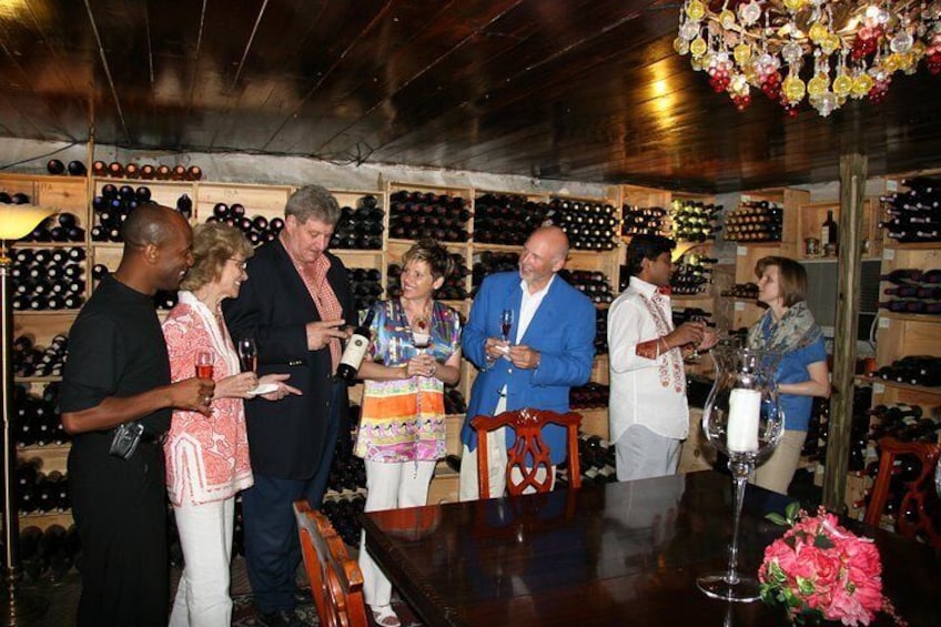Tour of Wine Cellar