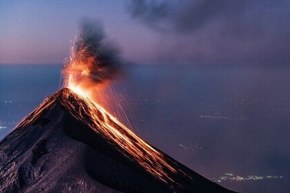 Visite du volcan Acatenango avec nuit au départ d'Antigua