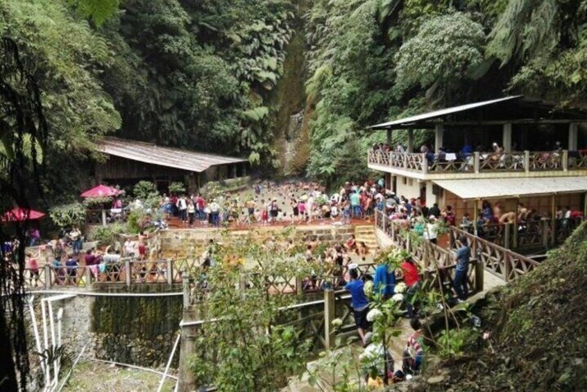 Quetzaltenango and Fuentes Georginas Hot Springs from Panajachel