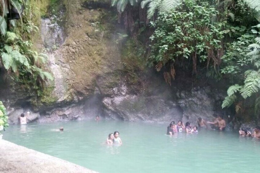 Quetzaltenango and Fuentes Georginas Hot Springs from Panajachel