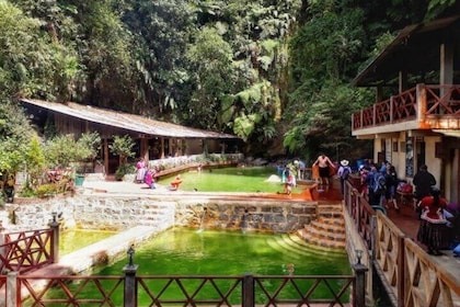 Quetzaltenango and Fuentes Georginas Hot Springs from Panajachel