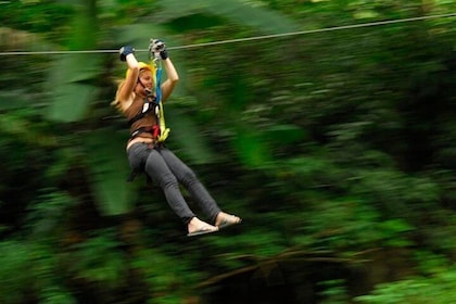 Stand Up Paddle Board or Kayak and Extreme Zipline Adventure from Panajache...