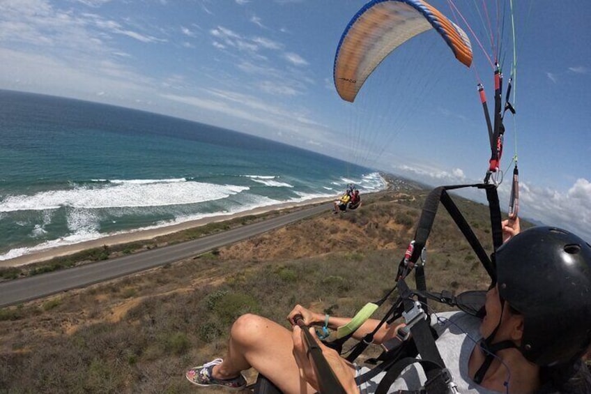 Volando parapente juntos!!