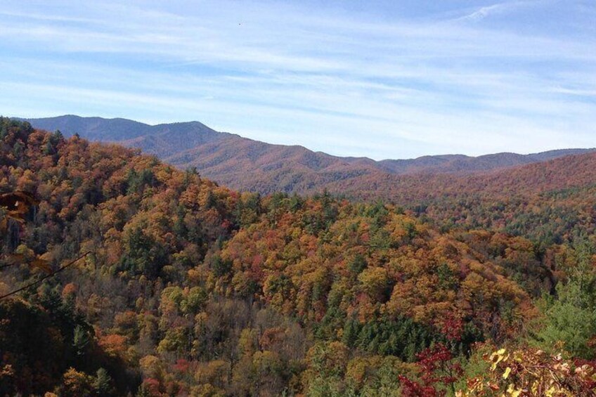 Fall views of the Smoky Mountains