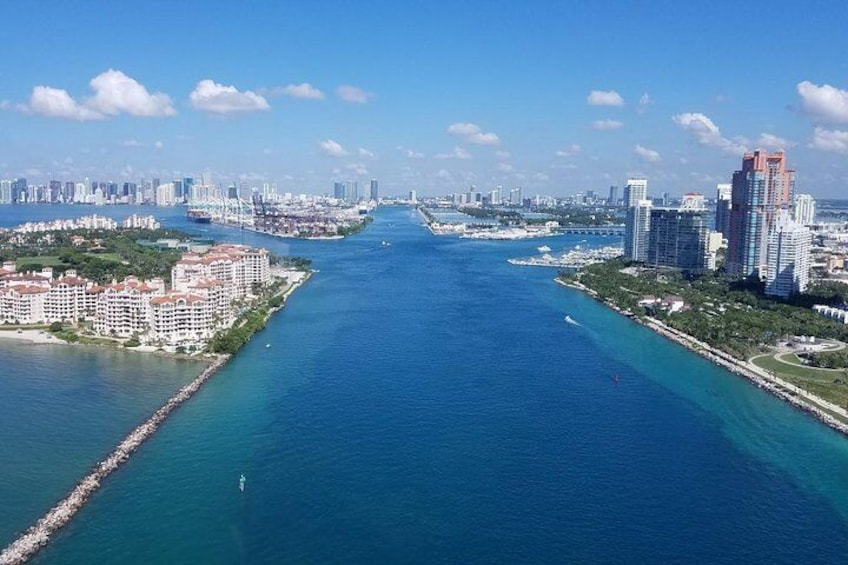 Miami Beach and Fisher Islands