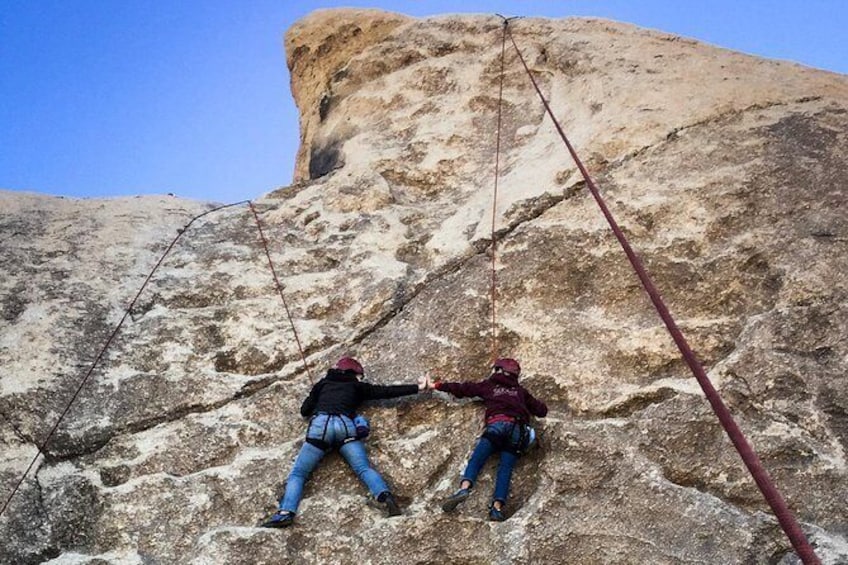 Show item 3 of 8. Beginner Group Rock Climbing in Joshua Tree National Park