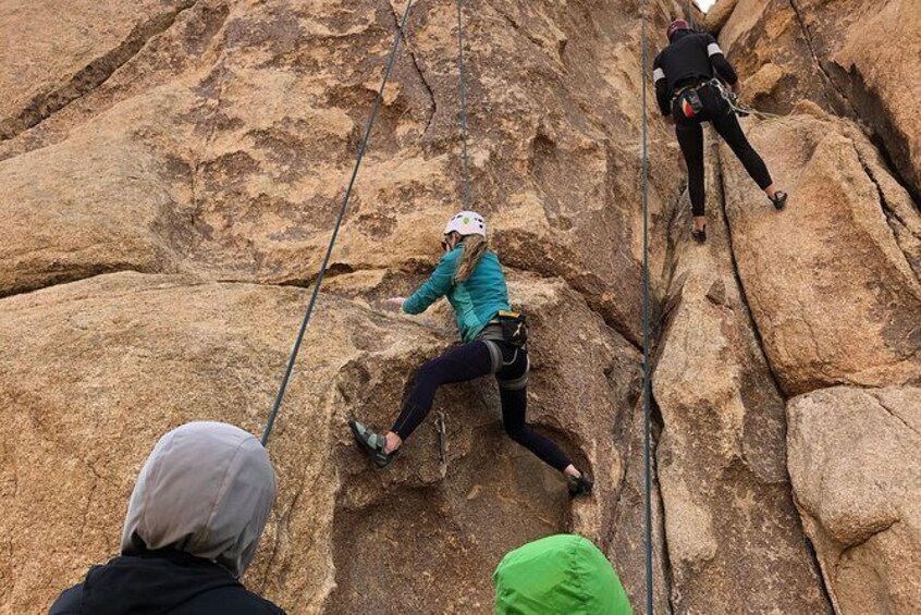 Show item 2 of 8. Beginner Group Rock Climbing in Joshua Tree National Park