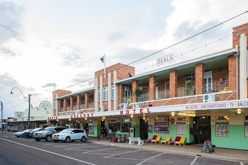 The legendary North Gregory Hotel is where Waltzing Matilda was first performed in public in 1895